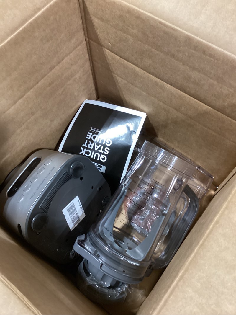 Condition photo showing As Is for Ninja SS151 TWISTi Blender DUO, High-Speed 1600 WP Smoothie Maker & Nutrient Extractor* 5 Functions Smoothie, Spreads & More, smartTORQUE, 34-oz. Pitcher & (2) To-Go Cups, Gray 1400 Peak Watts
