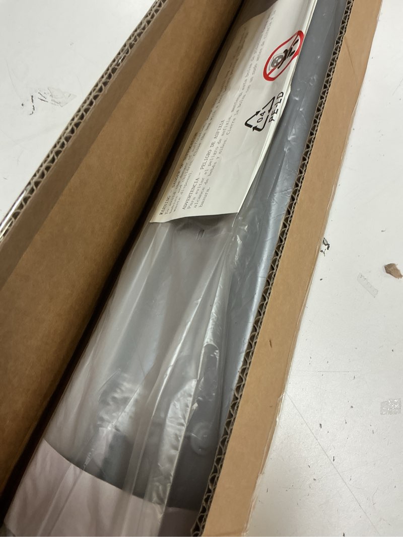 Condition photo showing Good Condition for LazBlinds Cordless 1" Vinyl Horizontal Mini Blinds, Light Filtering Blinds for Windows, Blinds and Shades for Windows Size 23" W x 64" H, Grey Grey 23" W x 64" H