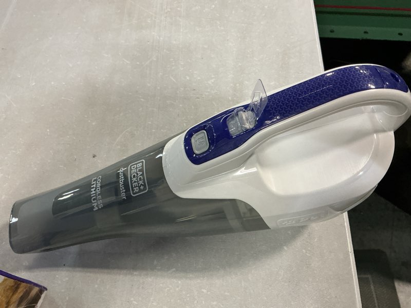 Condition photo showing Good Condition for black+decker furbuster cordless handheld vacuum, for car, pet hair & multi-surfaces, powerful suction, hlvb315jp07w