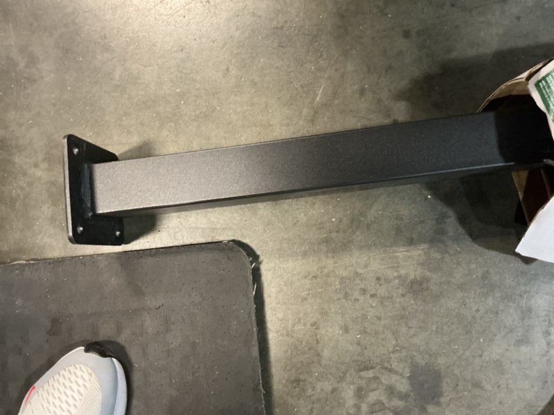Condition photo showing As Is for reliabilt 2-in x 2-in x 3-1/2-ft black sand steel deck post