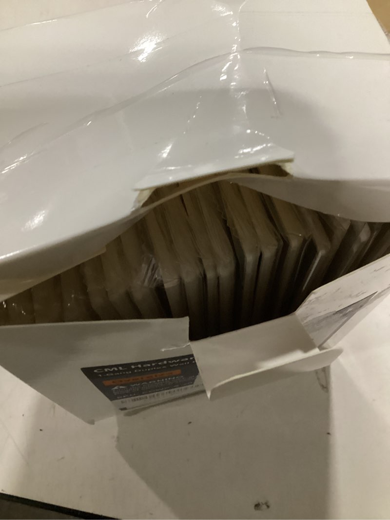 Condition photo showing Good Condition for cml jumbo duplex outlet covers, 20 pack oversized electrical outlet wall plate, 1-gang switch plates, dual receptacle faceplate, over-size 3.5” x 5.5”, impact resistant, gloss white, etl listed 20 over-size duplex