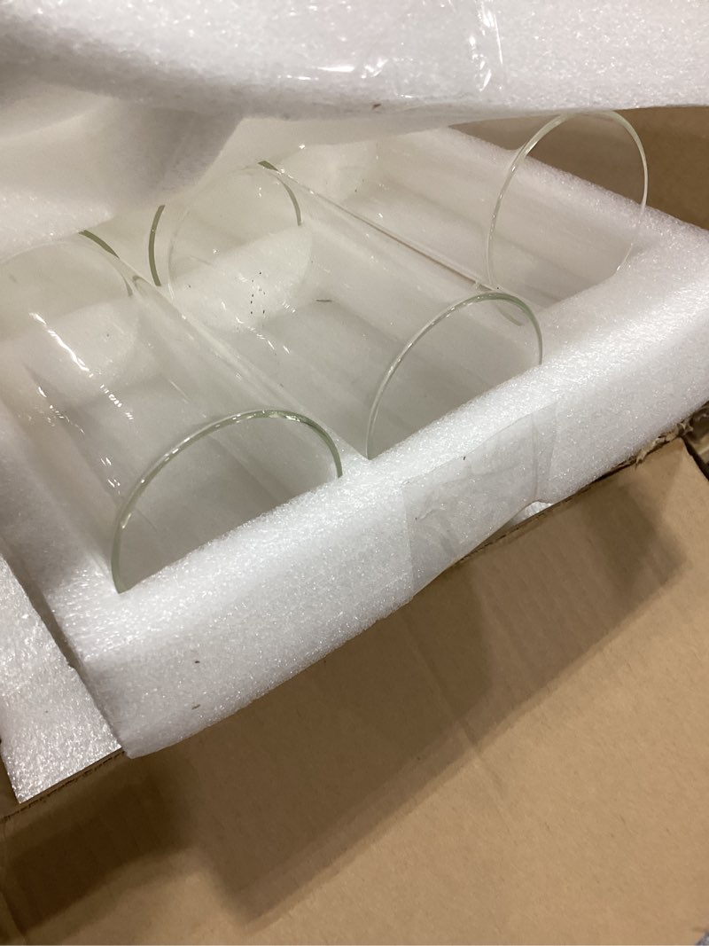 Condition photo showing Good Condition for sawysine 60 pcs glass cylinder vases 2.5''/2.95''/3.9'' diameter clear flowers vase hurricane floating candles holders for table centerpieces (2.5 x 5 in,2.5 x 6 in,2.5 x 8 in) 60 2.5 x 5 in, 2.5 x 6 in, 2.5 x 8 in