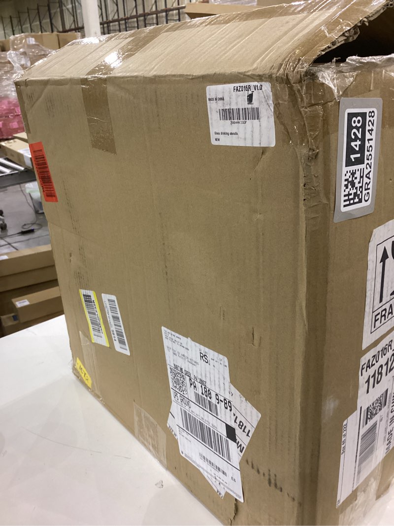 Condition photo showing As Is for Glass drinking utensils