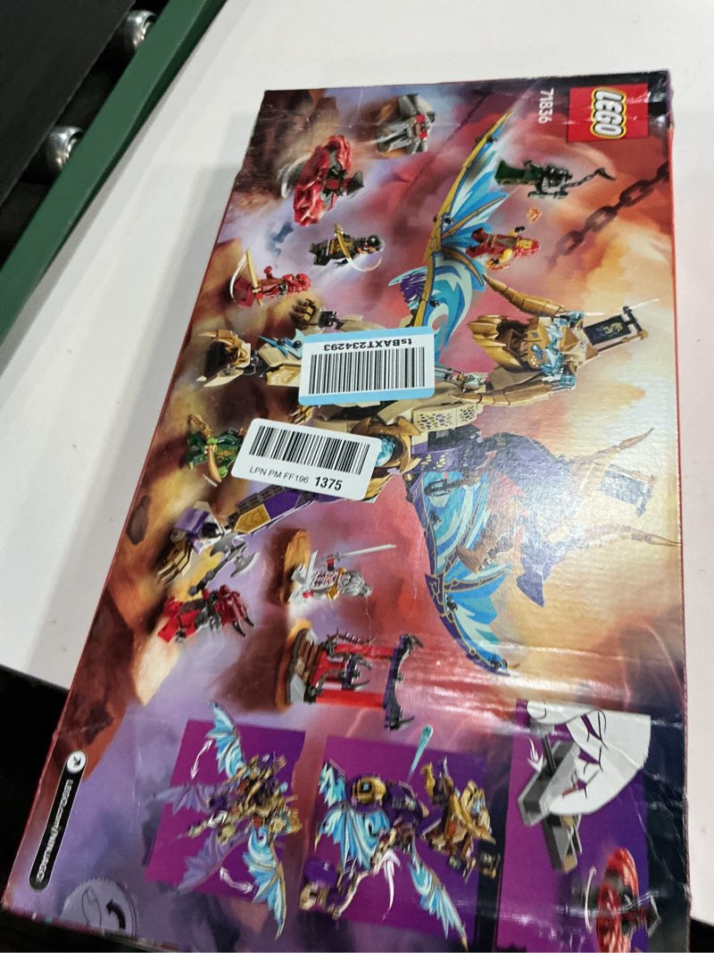 Condition photo showing New/Like New for LEGO NINJAGO Arc Dragon of Focus Battle Playset - Kids Toy for Ages 9 and Up - Birthday Gift Idea for Boys and Girls - Dragons Rising Toy with 8 Ninjago Minifigures - 71836