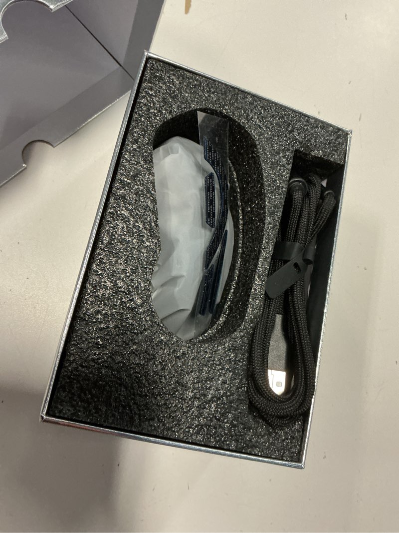 Condition photo showing New/Like New for solakaka e9 pro vertical mmo gaming mouse with 8k dongle- 36000 dpi paw3395 sensor,8,000hz polling rate,tri-mode ergonomic wireless mouse with 10 side buttons,rgb mouse for pc/mac - black black-gray