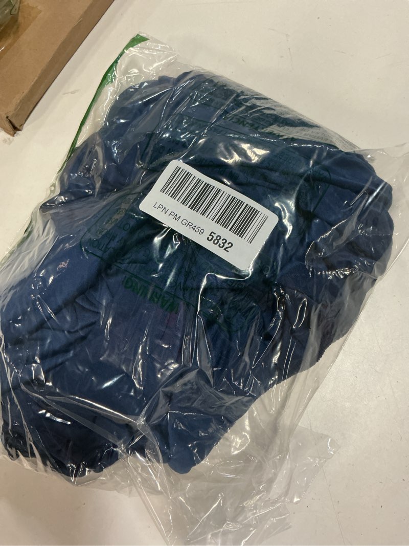 Condition photo showing New/Like New for moosfor spandex 6 foot rectangle table cloth 2 pack, elastic fitted tablecloths for picnic, stretch washable patio table cover for outdoor, camping, banquet and parties (navy, 36"x72") navy 72" x 36" (rectangular)