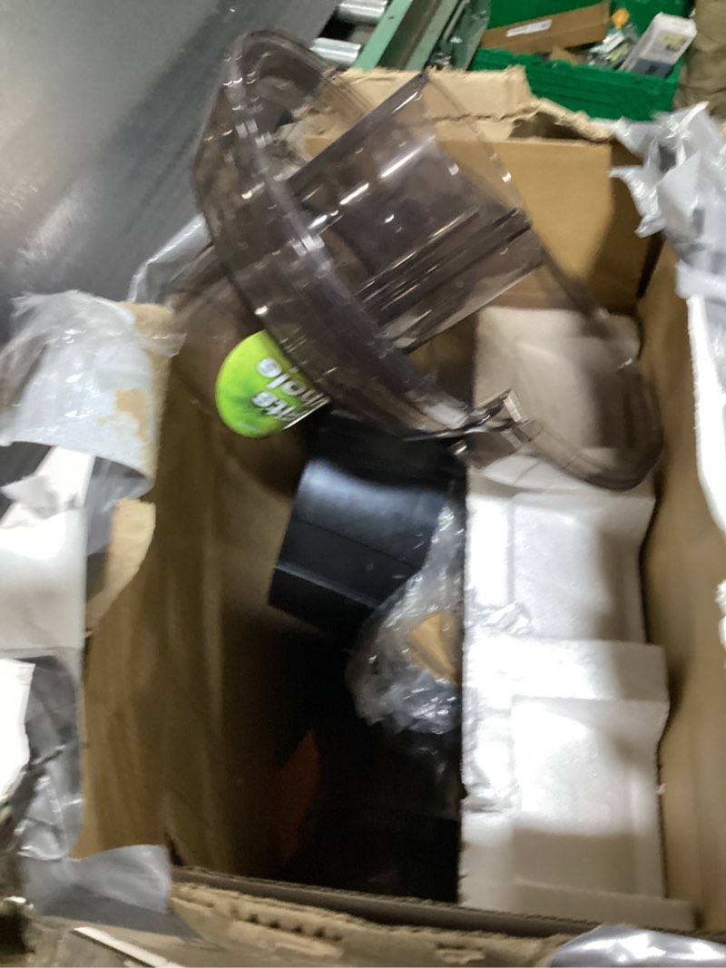 Condition photo showing New/Like New for Hamilton Beach Juicer Machine, Big Mouth 3” Feed Chute for Whole Fruits and Vegetables, Easy to Clean, Centrifugal Extractor, Vegetable & Fruit Juicer, BPA Free, 800W Motor, Stainless Steel Silver 800W Motor