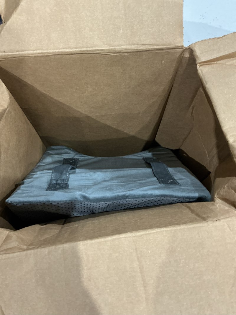 Condition photo showing Good Condition for megcxit leg pillow elevation blood circulation, wedge pillow for legs swelling, knee pillow wedge post surgery, leg elevation pillows for after surgery, memory foam foot leg elevating pillow, grey single leg grey