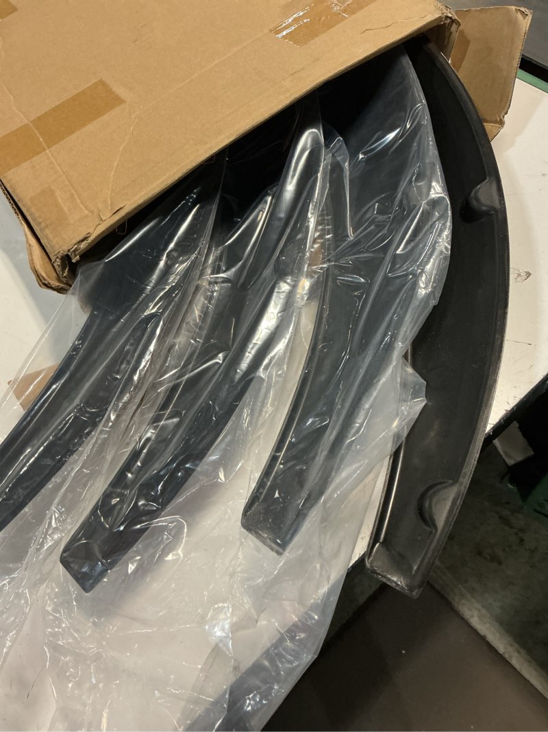 Condition photo showing Good Condition for 4pcs 3.5 inch/890mm universal flexible car fender flares extra wide body wheel arches 4 pcs, 8.9 cm x 89 cm