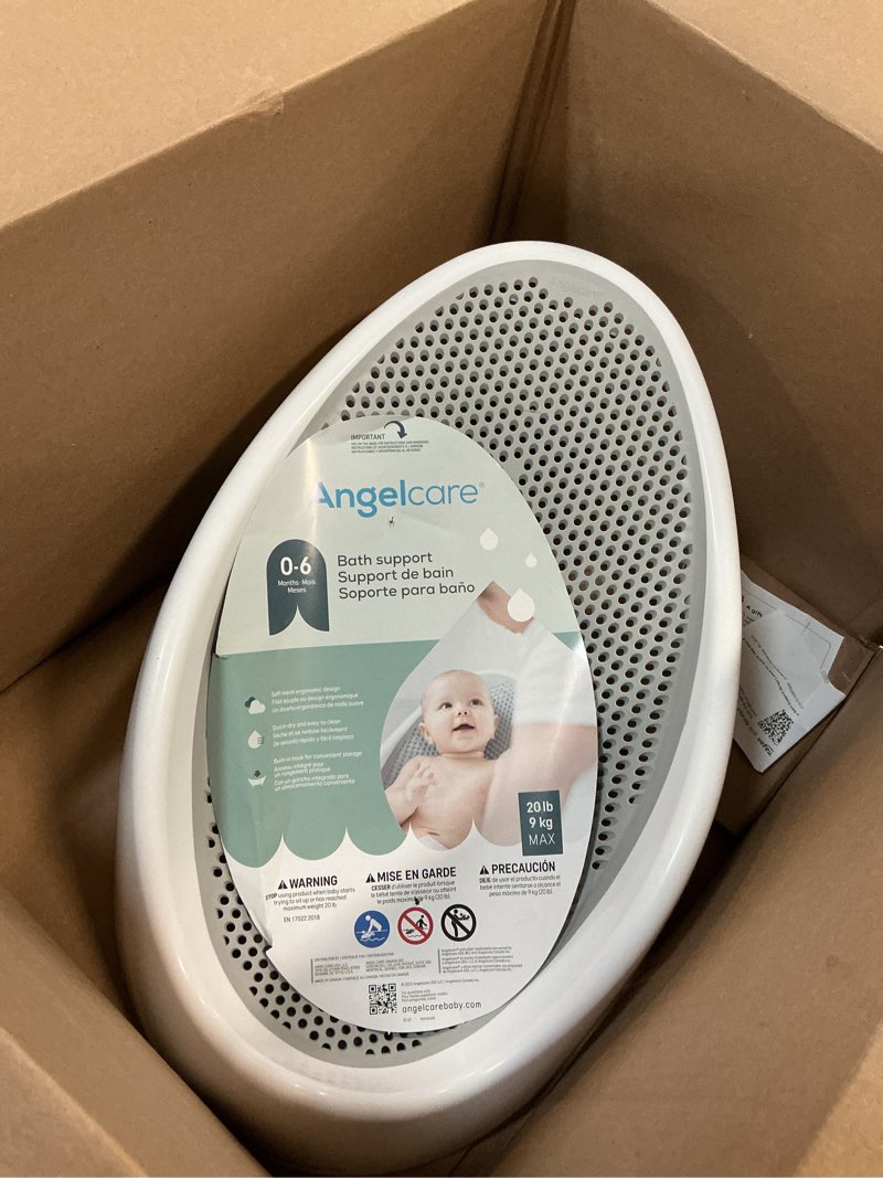 Condition photo showing As Is for Angelcare Baby Bath Support (Gray) | Ideal for Babies Less Than 6 Months Old