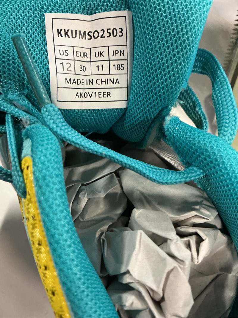 Condition photo showing Good Condition for size 12 dream pairs boys girls soccer cleats youth firm groud sport football cleats for little/big kid/toddler