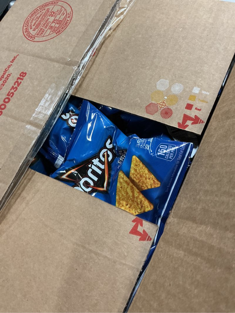 Condition photo showing New/Like New for ( USE BY :02/24/2026) Doritos Cool Ranch Flavored Tortilla Chips  Cool Ranch  1 oz Bags  40 Count