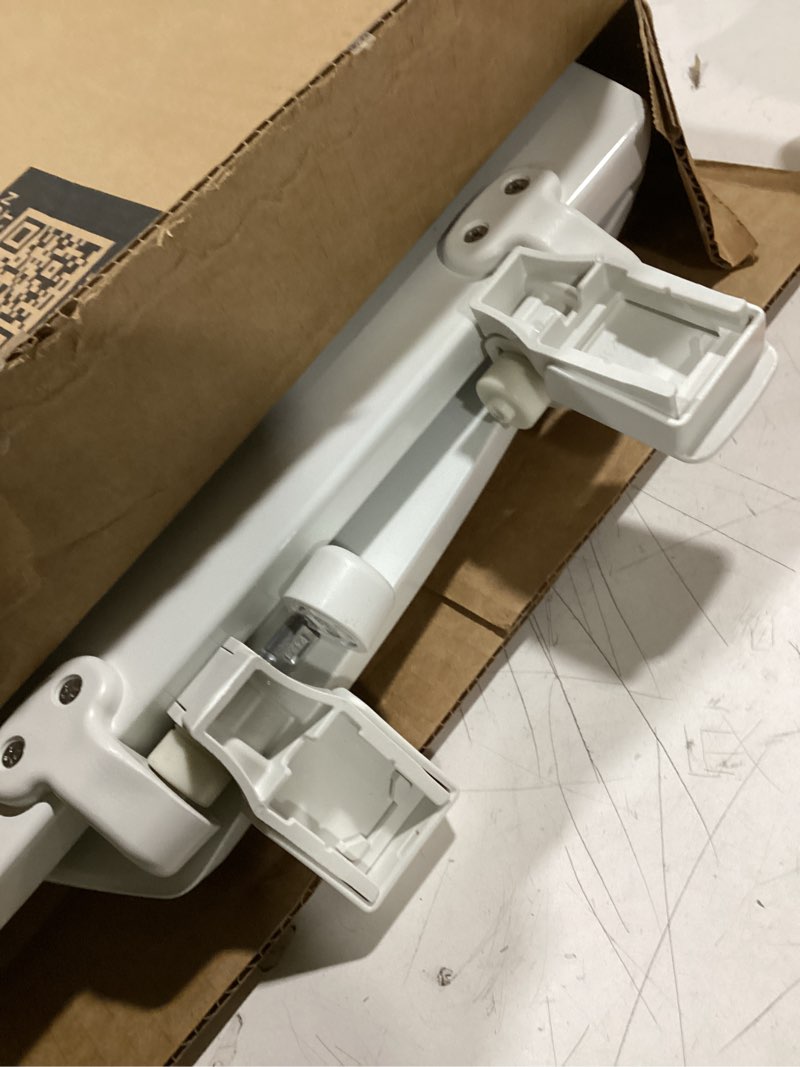 Condition photo showing As Is for Mayfair 1847SLOW 000 Kendall Slow-Close  Removable Enameled Wood Toilet Seat that will Never Loosen  1 Pack ELONGATED - Premium Hinge  White