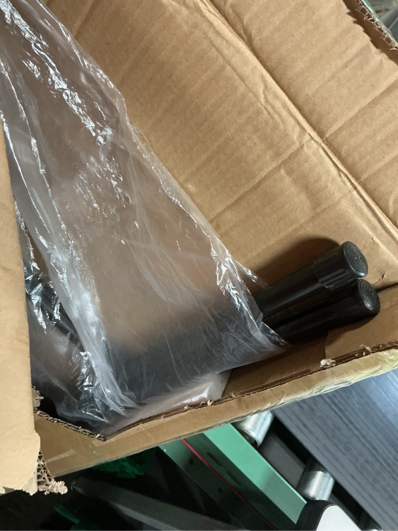 Condition photo showing As Is for Thyle 1 Pcs Folding Bar Stool with Backrest, Tall Foldable Stool Chair Portable High Folding Bar Chair Counter Height Seat Leather Padded for Kitchen Island Shop Cafe Dining Room Black (29.5 Inch) 1 29.5 Inch