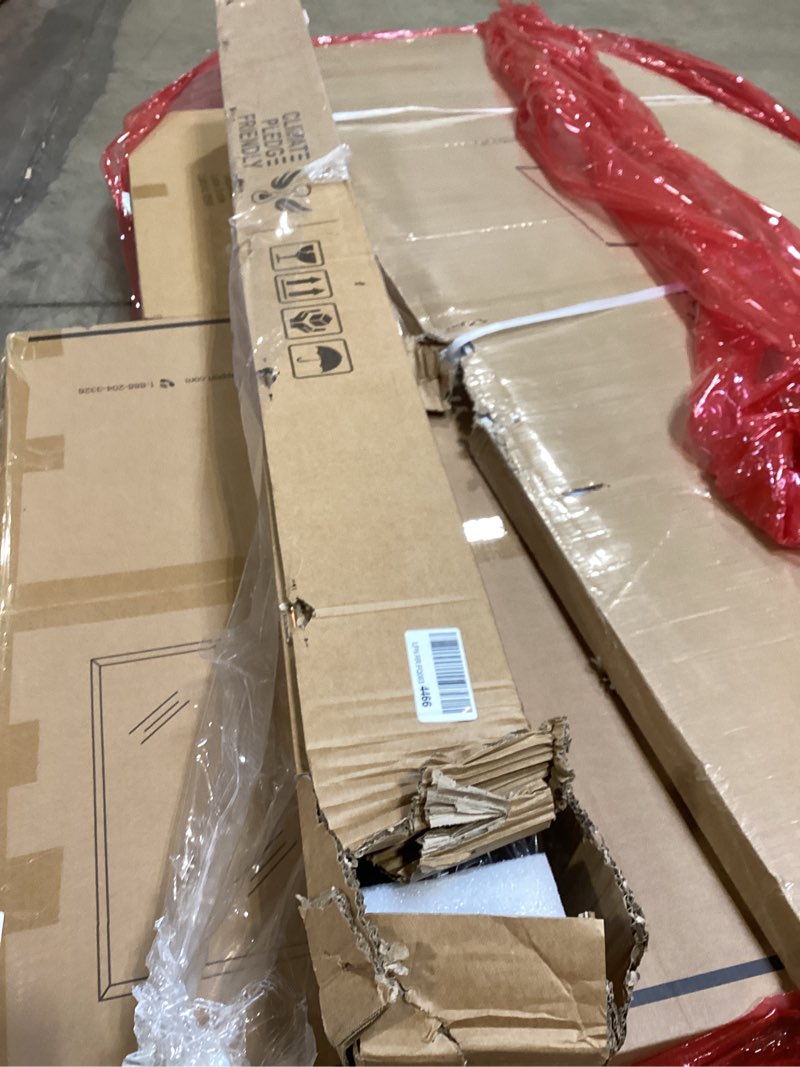 Condition photo showing As Is for ?easy set up? raubay 59.8 x 82.7in collapsible beige backdrop screen portable retractable panel photo nude background with stand for video conference, photographic studio, streaming standard (59.8 x 82.7in) beige