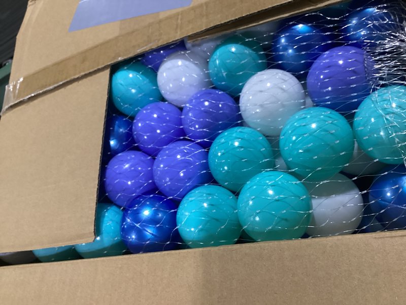 Condition photo showing Good Condition for starbolo ball pit balls for toddlers phthalate free bpa free non-toxic crush proof play balls for toddlers kids pool playhouse pack of 100 200 500 pearl blue/blue/cyan/white 200 balls