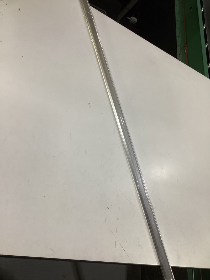 Condition photo showing New/Like New for Aluminum Peel and Stick L Molding Corner Guards with 90° Angle for Wall Door Frame Cabinet Baseboard Protection and Decoration, 51.2in x 0.8in (3Pcs) Matte Silver 51.2in x 0.8in