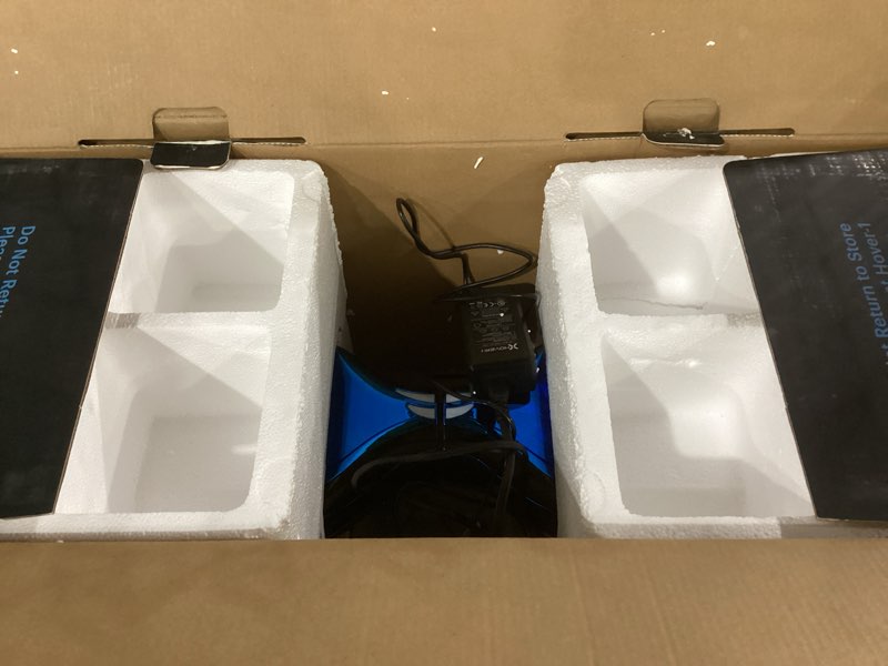 Condition photo showing As Is for CHARGER DOES NOT WORK Hover-1 Titan Electric Self Balancing Scooter with 8MPH Top Speed, 8 Mile Range, 3.5HR Full-Charge, Built-In Bluetooth Speaker, Rider Modes: Beginner to Expert, NOT TESTED 