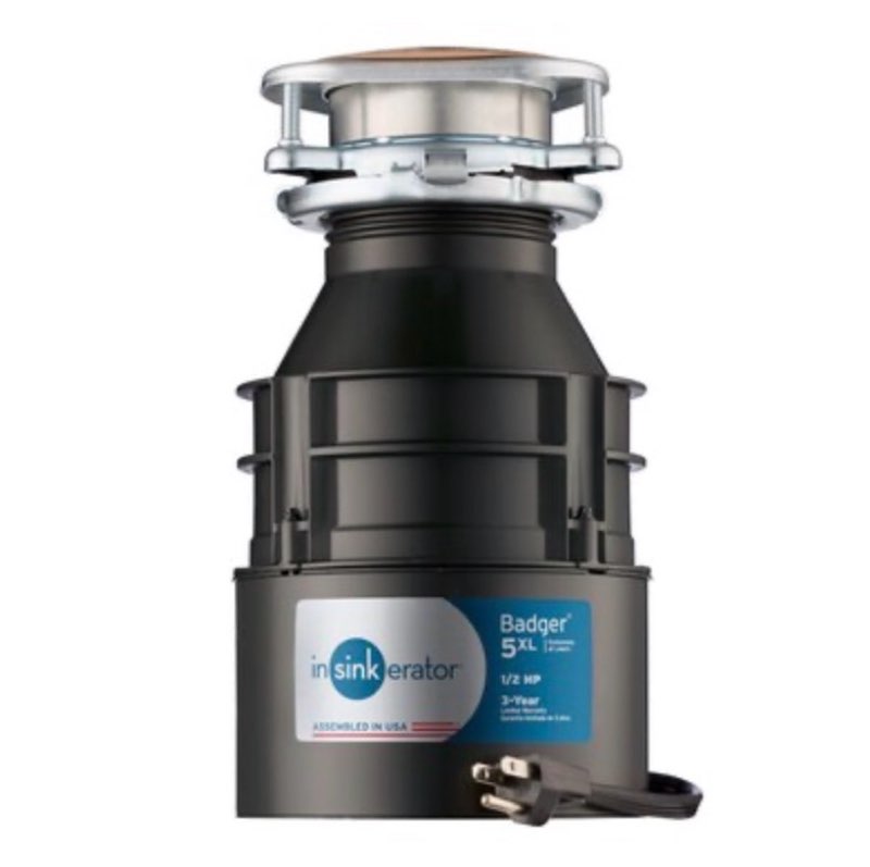 InSinkErator BADGER 5XL 1/2-HP DISPOSER W/CORD
