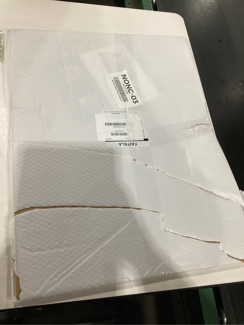 Condition photo showing As Is for white acrylic sheet 18" x 24" x 1/8" thick (3mm) cast plexiglass panel plastic board for craft project, laser cutting, engraving, sign, pack of 2 18" x 24", 1/8" thick 2