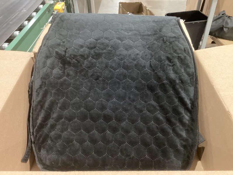 Condition photo showing Good Condition for Portable Heated Seat Cushion(No Power Bank) Heated Camping Chair Pad,Foldable Heated Stadium Seat for Bleachers,USB Powered Heated Seats Great for Sports, Fishing, Concerts Black
