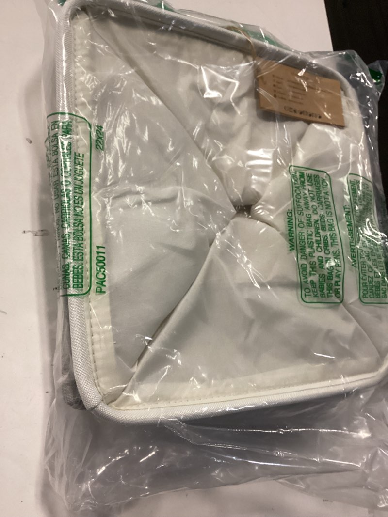 Condition photo showing Good Condition for DECOMOMO Storage Cubes, 12x12 Storage Bins, Baskets for Shelves (Grey & White, Cube 12" - 4 Pack) Grey and White 12" Cube - 4 Pack