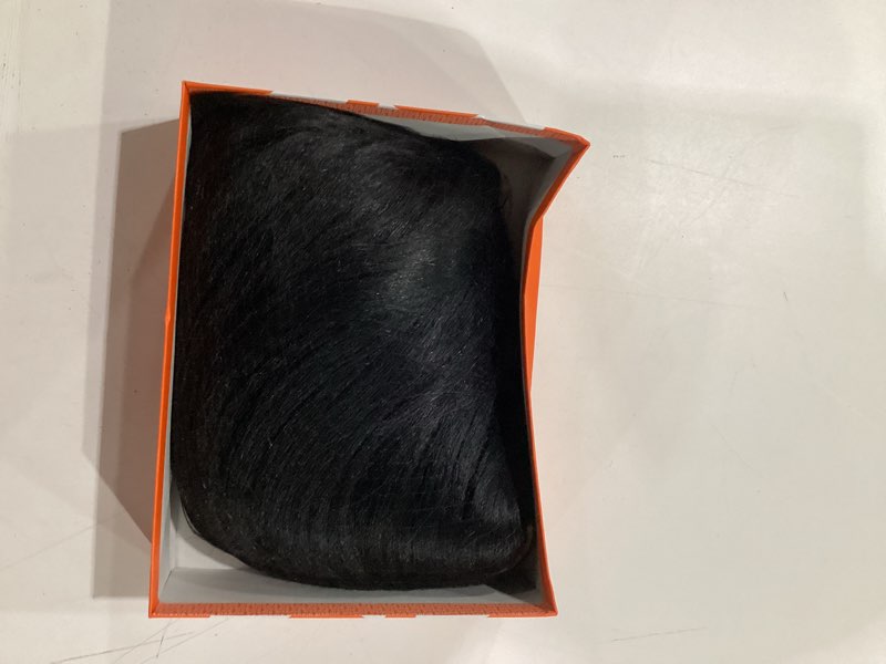 Condition photo showing Good Condition for gorgius black bob lace front wig glueless straight short wigs upgrade with human-hair-like sythetic hair pre cut pre plucked side part hairline 12 inch #nc natural black