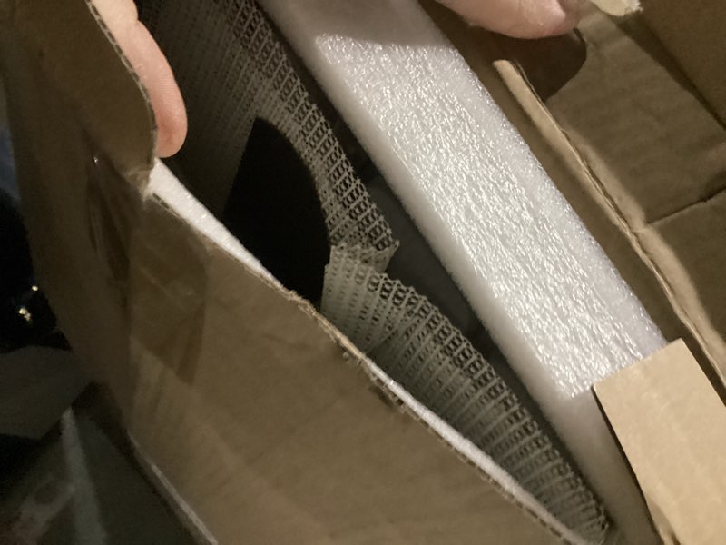 Condition photo showing item condition for Large Stone Dish Drying Mat for Kitchen Counter, Quick Dry Stone Dishes Mats,Foldable Water Absorbing Diatomaceous Earth Drying Organizer Pad for Plate Rack Bottles Utensils(Dark Gray 24"×16" & 8"x4") Dark Gray 24" x 16"