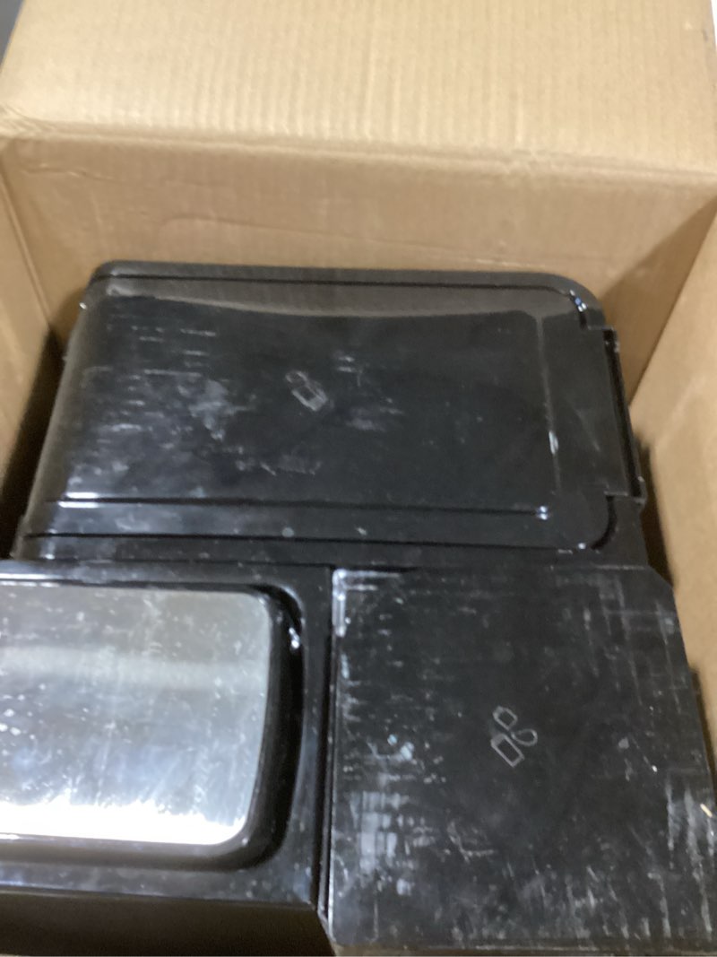 Condition photo showing As Is for Hamilton Beach FlexBrew Trio 2-Way Coffee Maker, Compatible with K-Cup Pods or Grounds, Combo, Single Serve & Full 12c Thermal Pot, Black and Stainless – Fast Brewing 12 Cups