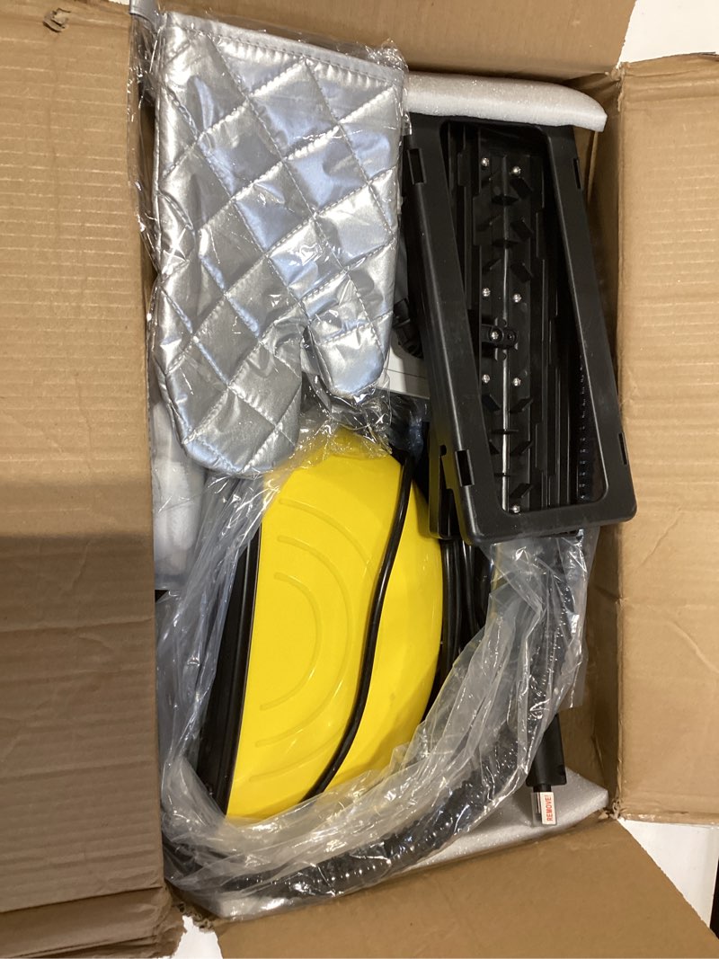 Condition photo showing Good Condition for 1500w multipurpose steam cleaner, 248°f in 5 min, 1l tank, 21 accessories, chemical-free, portable, safety lock – for floors, grout, upholstery & home use large