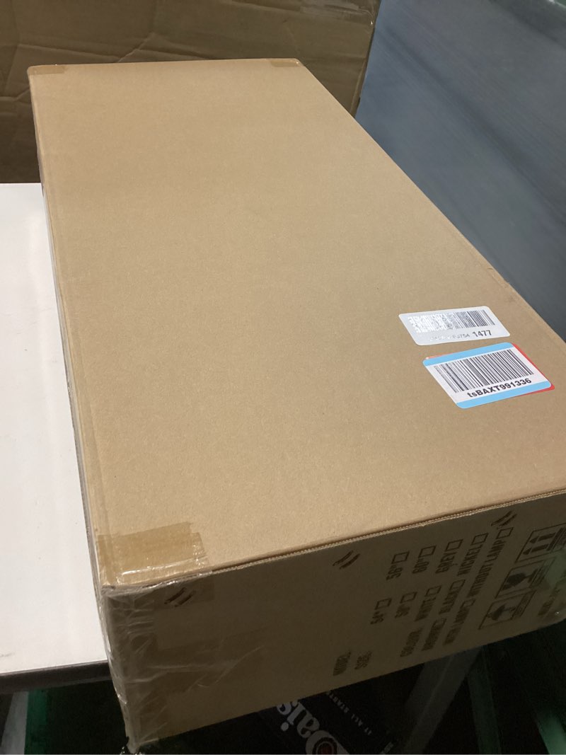 Condition photo showing New/Like New for heimo 60 inch black ceiling fan no light?indoor outdoor 3 blade wood ceiling fans without lights for patios bedroom living room farmhouse big outside fan for sloped angled ceiling black 60 in