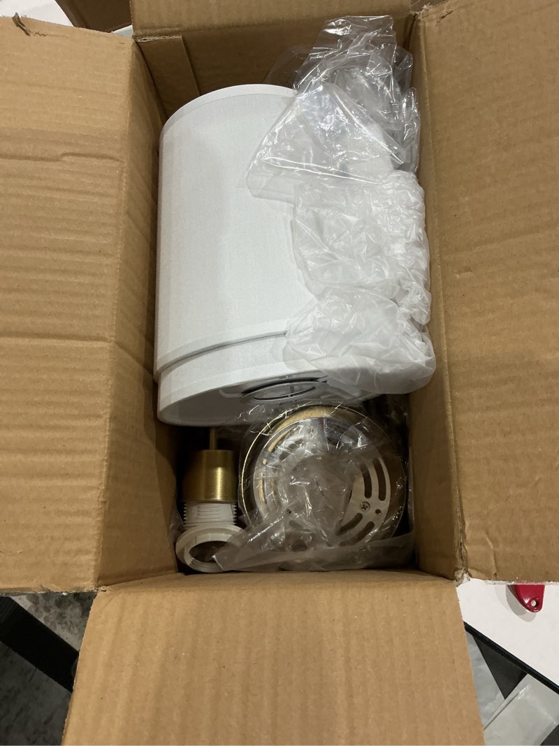 Condition photo showing As Is for incomplete))))depuley battery operated wall sconce: set of 2 wireless wall lights with 10000mah dimmable bulbs and remote for bedroom - rechargeable 15 colors gold wall lamp for living room hallway gold 24 inch set of 2