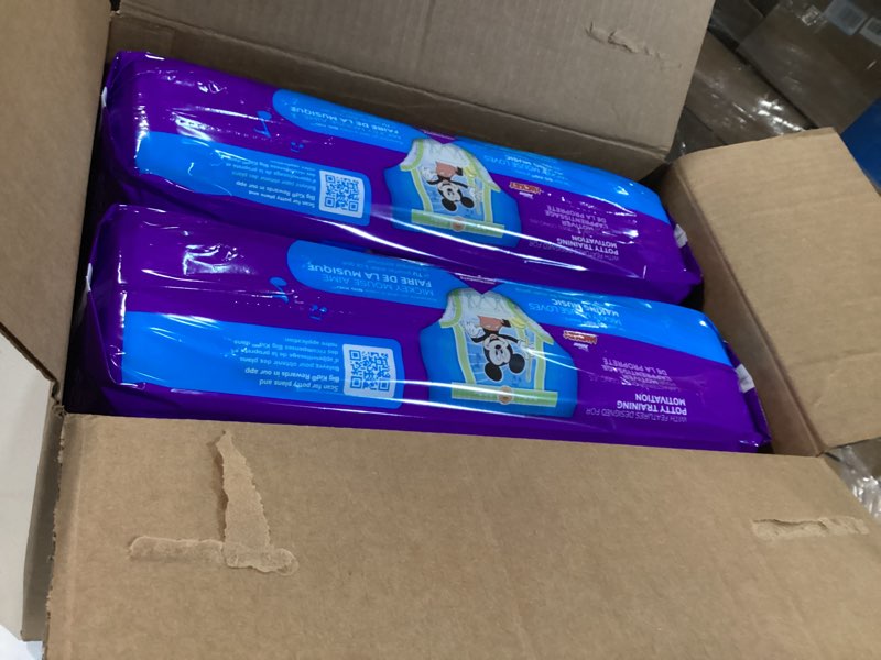Condition photo showing New/Like New for Pull-Ups Boys' Potty Training Pants, Size 5T-6T Training Underwear (46-60 lbs), 80 Count (2 Packs of 40) 5T-6T 80