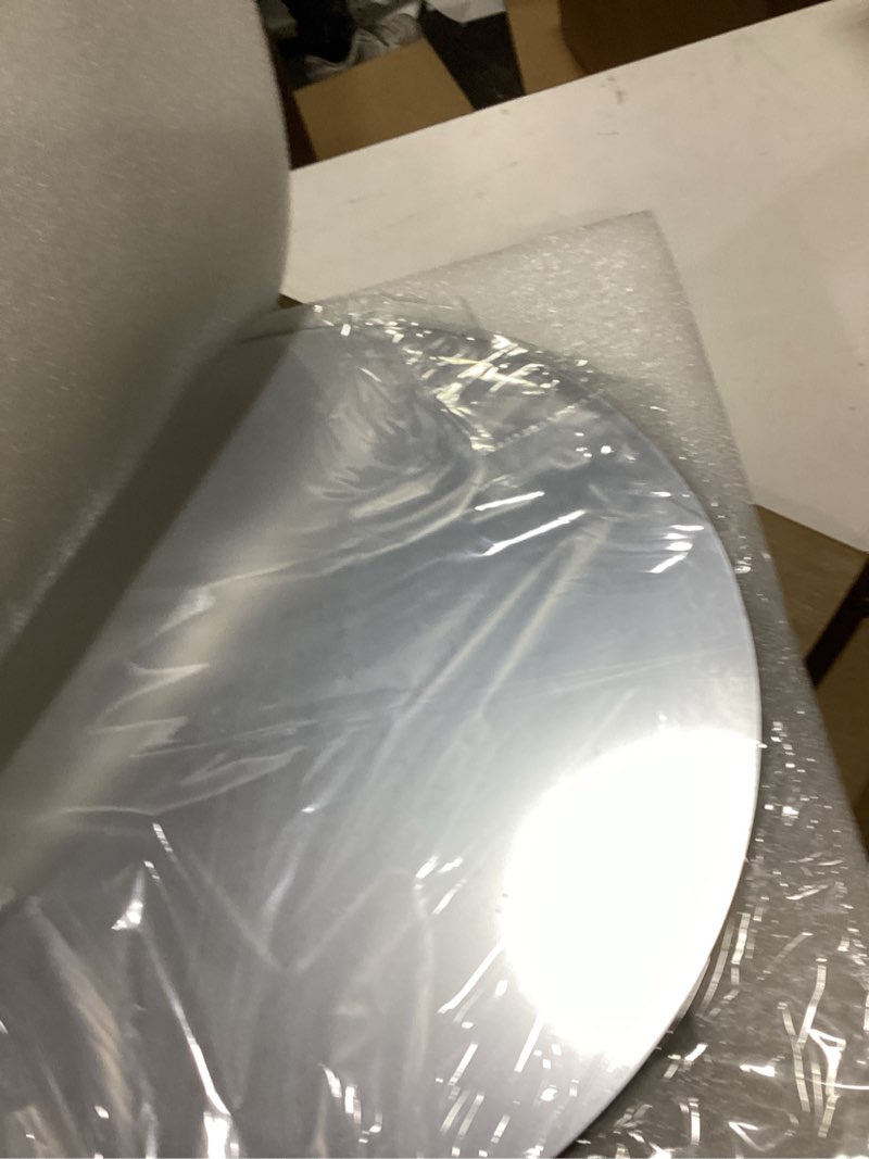 Condition photo showing As Is for amyhill 8 pcs round mirrors for centerpieces table decorations acrylic circle mirrors tray candle plates for wedding baby shower birthday party bulk supplies(16 inch)