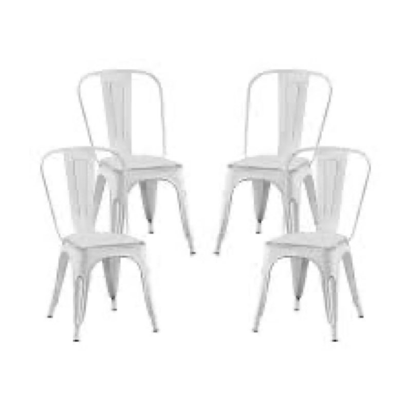 Kalya Metal Stacking Side Chair Dining Chair