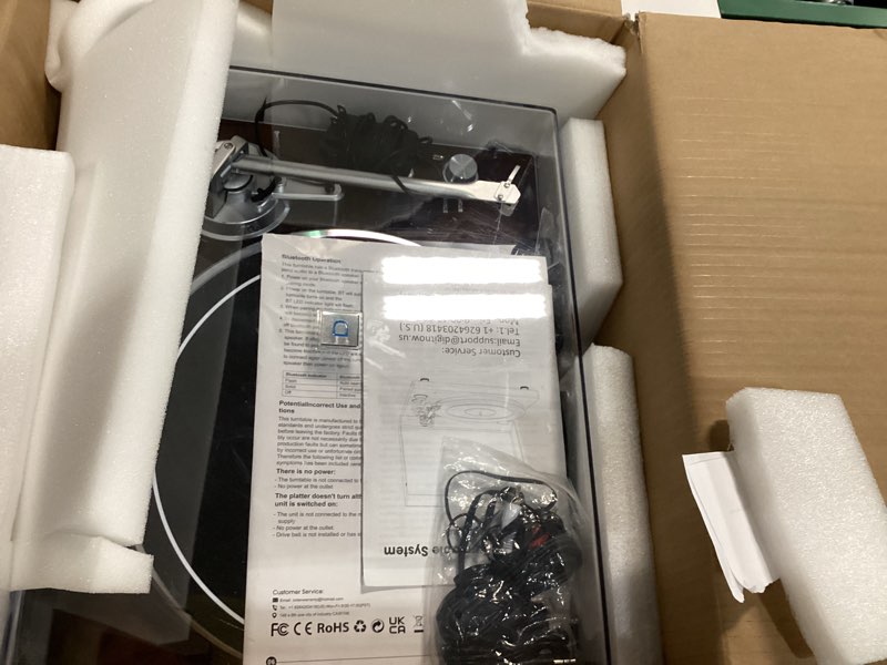 Condition photo showing Good Condition for audio-technica at-lp70xbt wireless turntable (black/silver)
