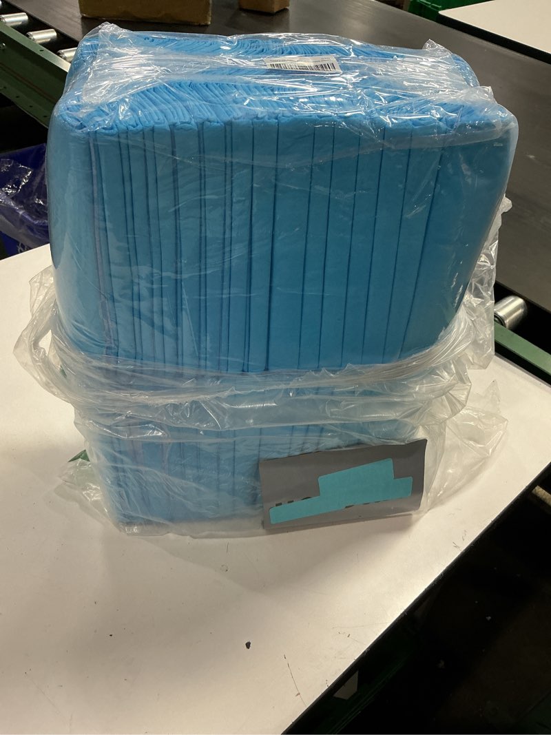 Condition photo showing New/Like New for leak-proof dog and puppy potty training pee pads with quick-dry