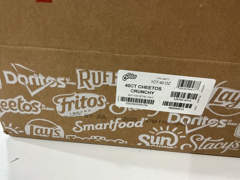 Condition photo showing Good Condition for Cheetos Crunchy Cheese Flavored Snacks, Gluten Free, 1 Ounce Single Serve Bags (Pack of 40) Crunchy 40 Count (Pack of 1)( BB Jul 01/2025) 