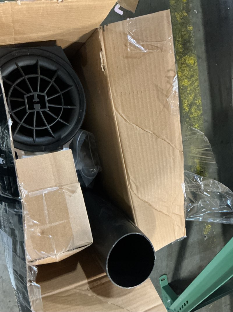 Condition photo showing As Is for hart 40v 120 mph at 450 cfm cordless axial leaf blower kit, (1) 4.0ah lithium-ion battery