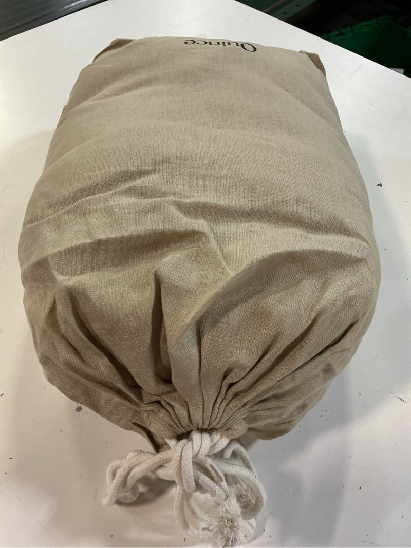 Condition photo showing Good Condition for european linen duvet cover set, full/queen, toffee