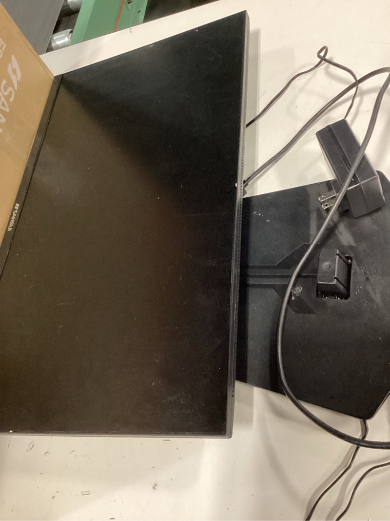Condition photo showing As Is for SANSUI 27 Inch Curved Gaming Monitor 200Hz 1ms with Speakers FHD 1080P Computer Monitor FreeSync|1500R|130% sRGB|HDR|Low Blue Light|HDMI DP Ports|VESA Mount|Metal Stand(HDMI Cable Incl.) 27 Inch FHD 200Hz Curved 1500R Gaming Monitor