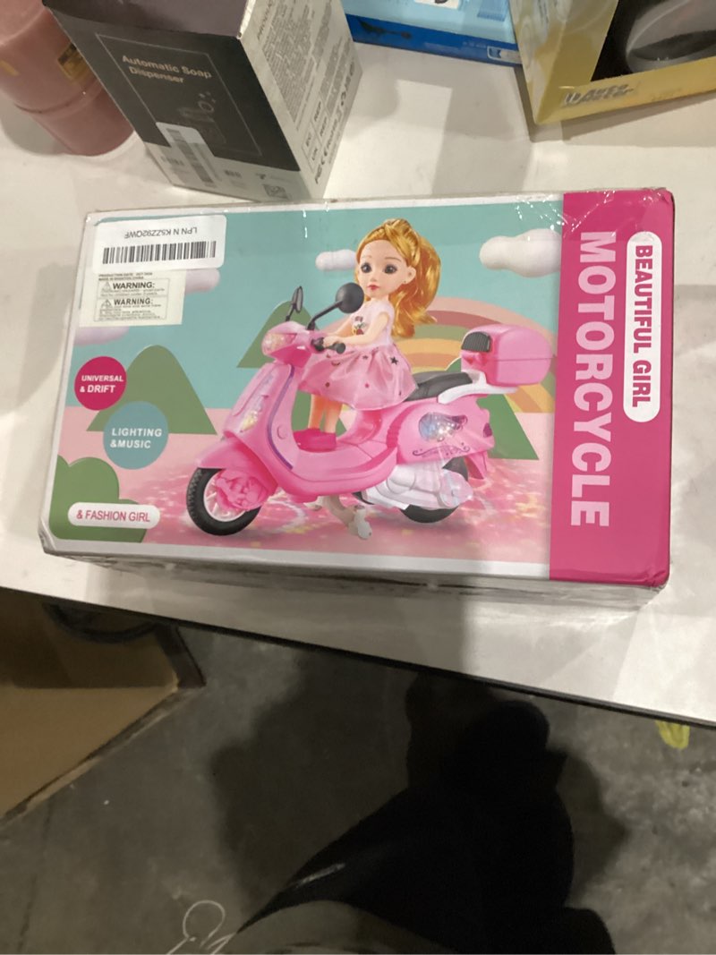 Beautiful girl motorcycle