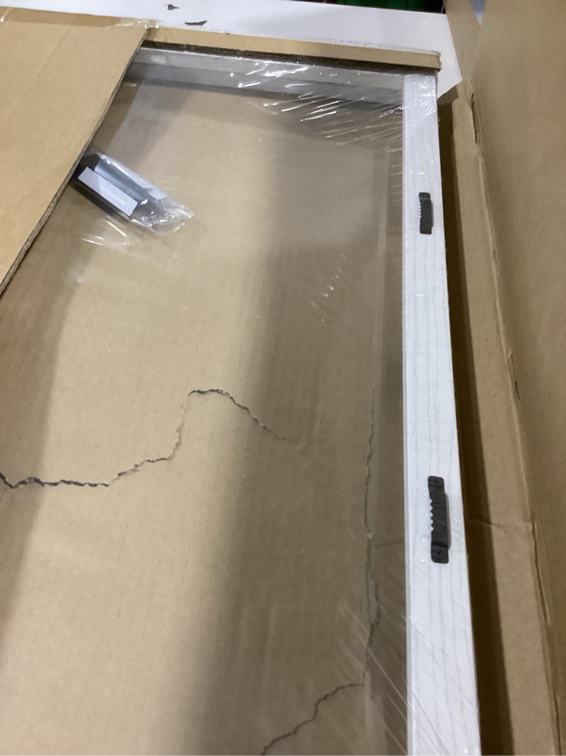Condition photo showing Good Condition for abtgt 18x24 canvas floating frame with 0.9" deep, white floater frame for canvas paintings with adhesive, vertical or horizontal wall art frame for prints oil painting diamond decor, 1 pack. white 18x24