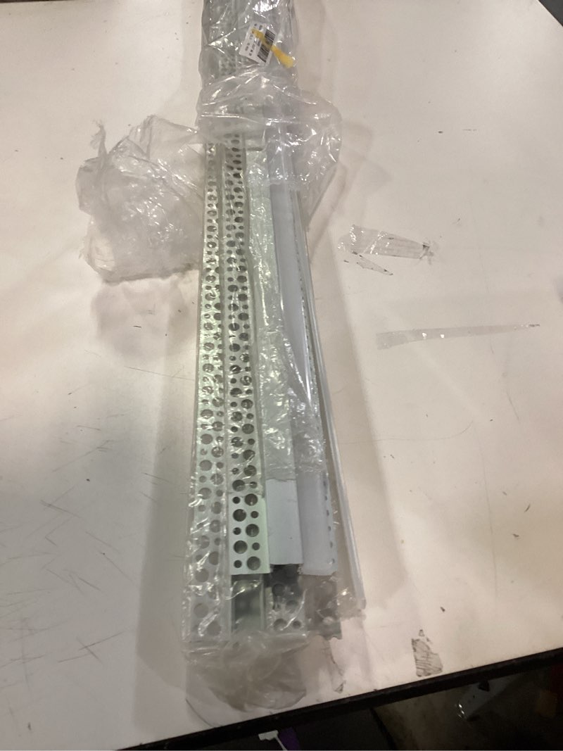 Condition photo showing As Is for ((SIMILAR))Armacost Lighting Recessed Drywall Mount LED Tape Light Mounting Channel 5-Pack, Silver, 960060 Recessed Drywall Mount Silver
