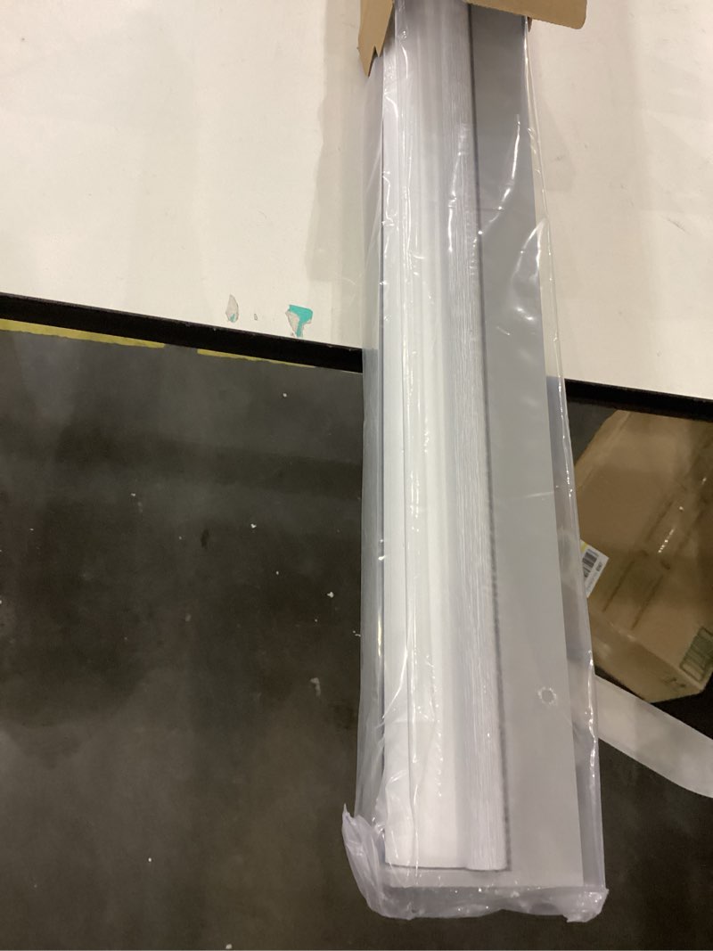 Condition photo showing New/Like New for Joydeco No Drill Blackout Shades, Free-Stop Cordless Roller Shades, UV Protection, Thermal Insulated Blinds for Indoor Windows, Easy Install Window Blinds for Home and Office (Grey, 46" W X 75" H) Light Grey 46"W x 75"H