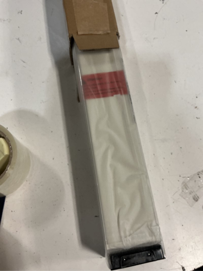 Condition photo showing New/Like New for aosky blackout roller shades cordless blinds for windows, free-stop shades with valance, thermal insulated fabric, uv protection, natural woven blinds for home (16" w x 72" h, linen beige linen beige 16"w x 72"h