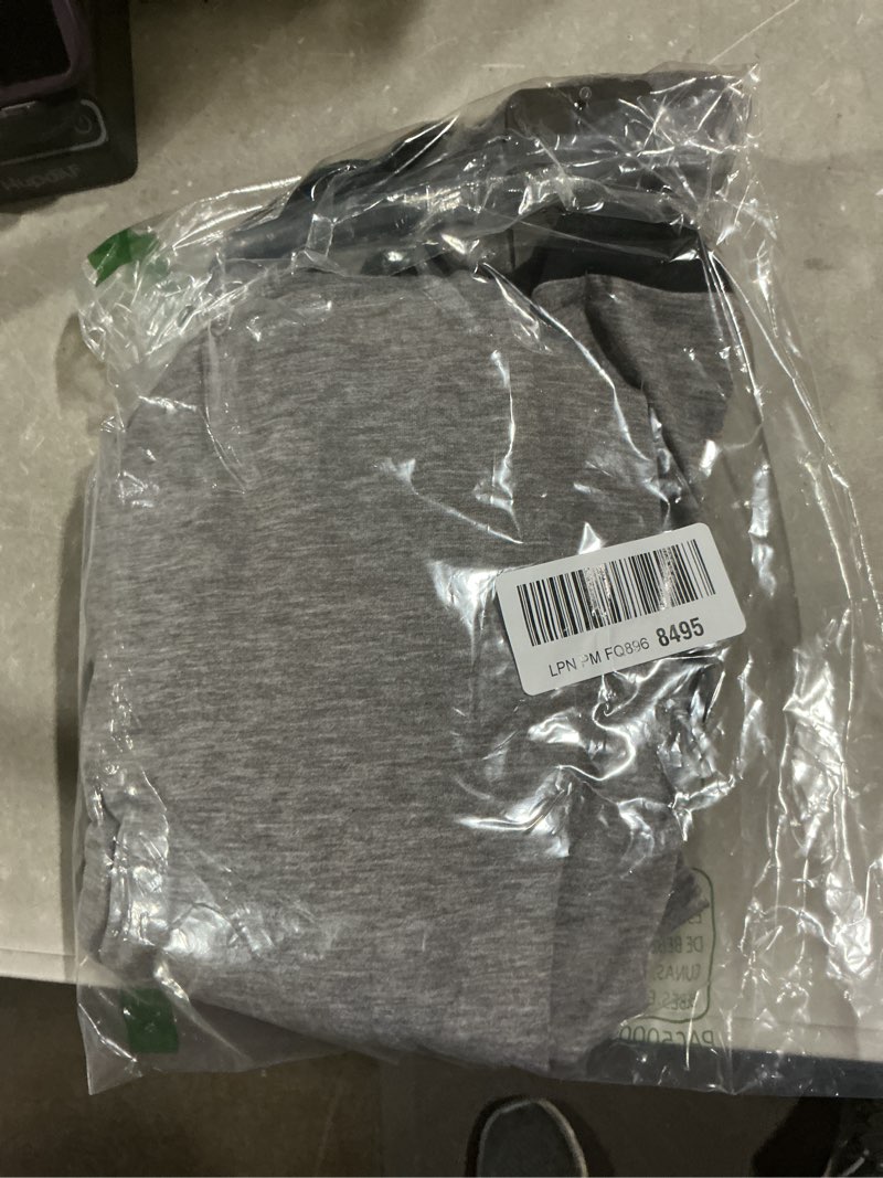 Condition photo showing Good Condition for bloggerlove women nightgowns cotton caftan house dress short sleeve sleepwear grey large