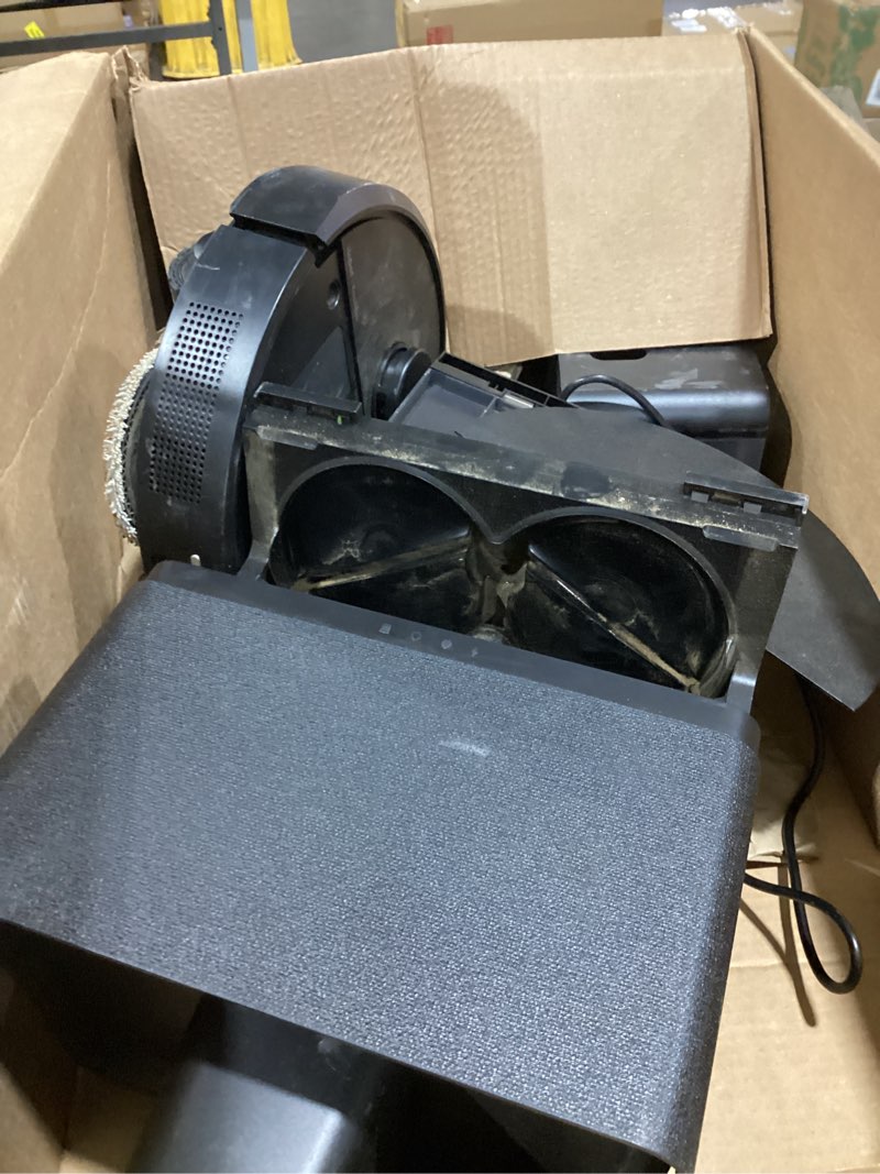Condition photo showing New/Like New for irobot roomba plus 405 (g181) 2in1 vacuum & mop robot with autowash dock - dual spinning, smart & fast mapping, ideal for pet hair, self-empties 75 days, intense suction, pad washing & drying