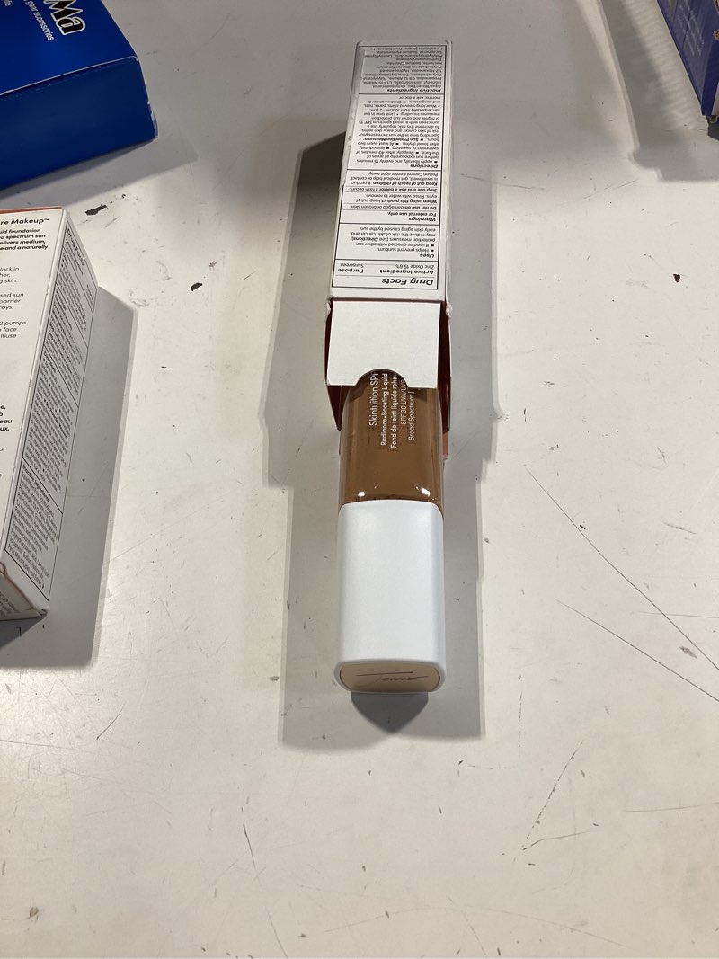 Condition photo showing Good Condition for jane iredale skintuition spf 30 radiance-boosting liquid foundation, perfects and protects skin, medium coverage, natural finish, vegan, cruelty-free 54 medium dark