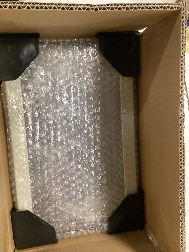 Condition photo showing Good Condition for 3 gallon fish tank aquarium kit with led lights, filter & plant planter - retro tv shaped design desktop water garden for betta/goldfish (white - 3 gallon)